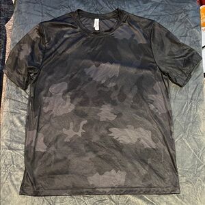Men's Black Camouflage Tech Shirt